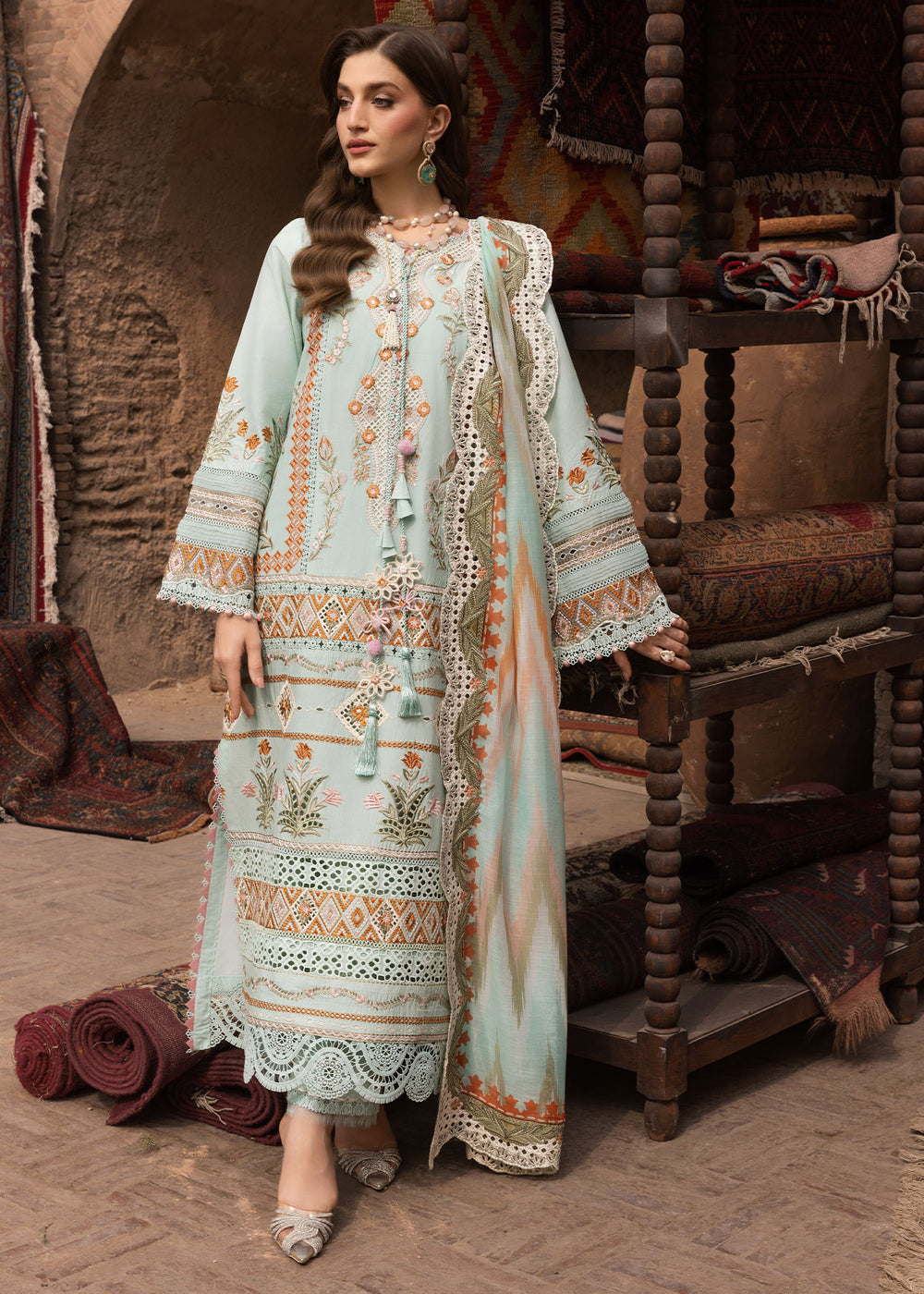 RUNA-8-A | Saira Shakira | Bareeze Luxury Lawn Collection 2026
