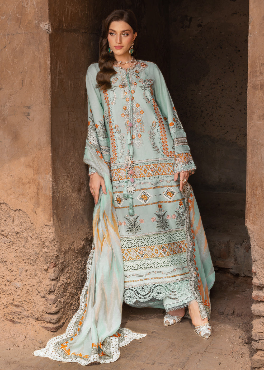 RUNA-8-A | Saira Shakira | Bareeze Luxury Lawn Collection 2026