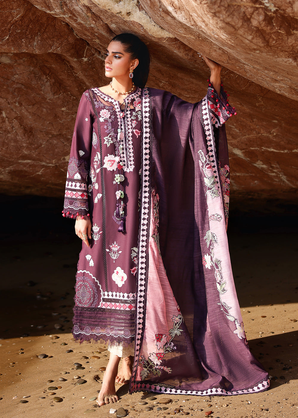 NOOR-2-A | Saira Shakira | Breeze Luxury Lawn Collection 2026
