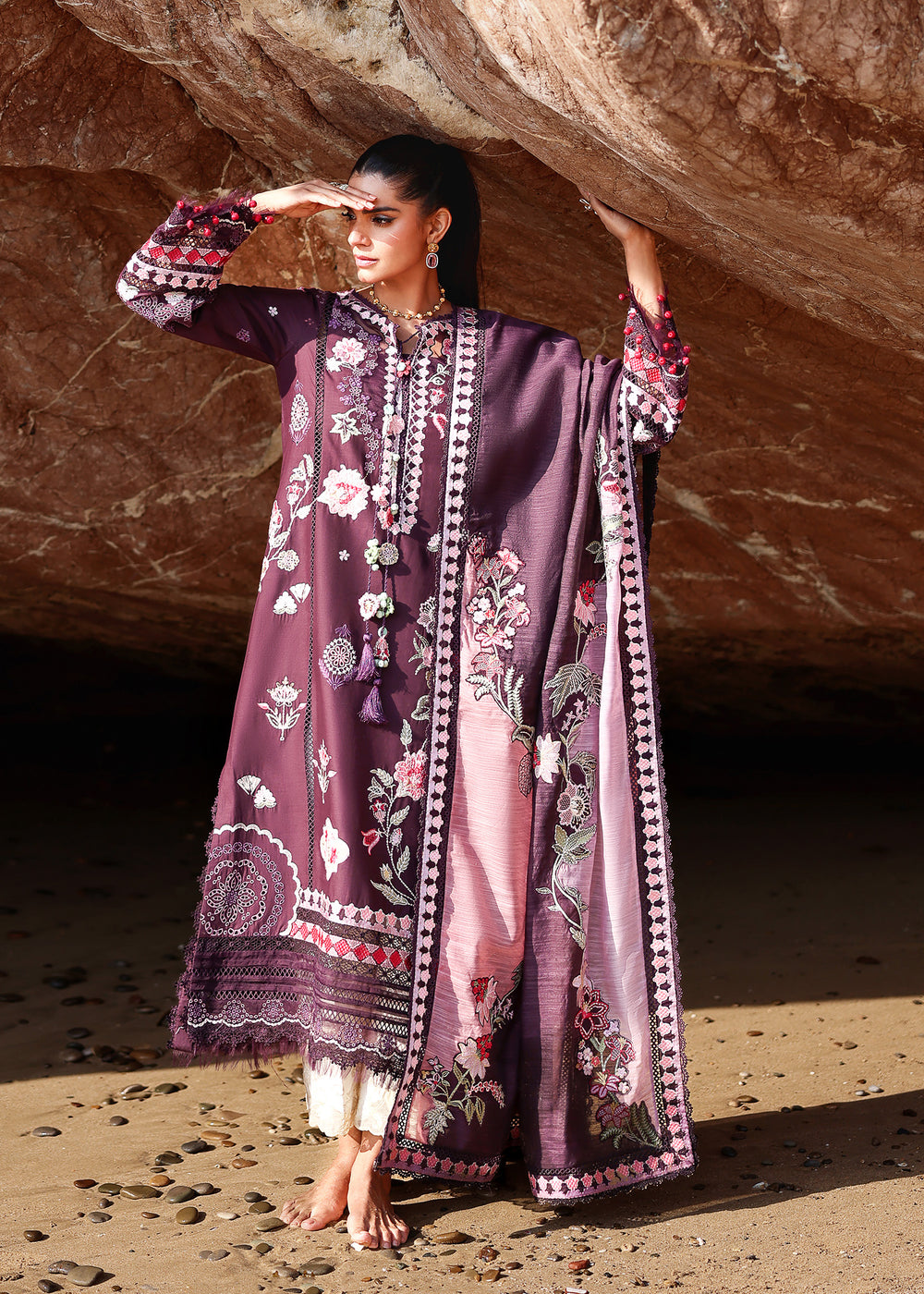 NOOR-2-A | Saira Shakira | Breeze Luxury Lawn Collection 2026