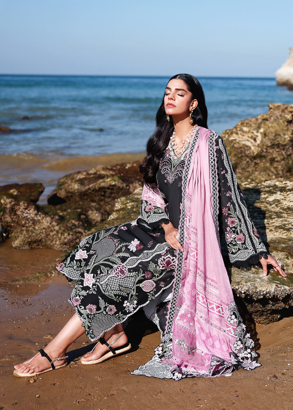 IVY-1-B | Saira Shakira | Breeze Luxury Lawn Collection 2026