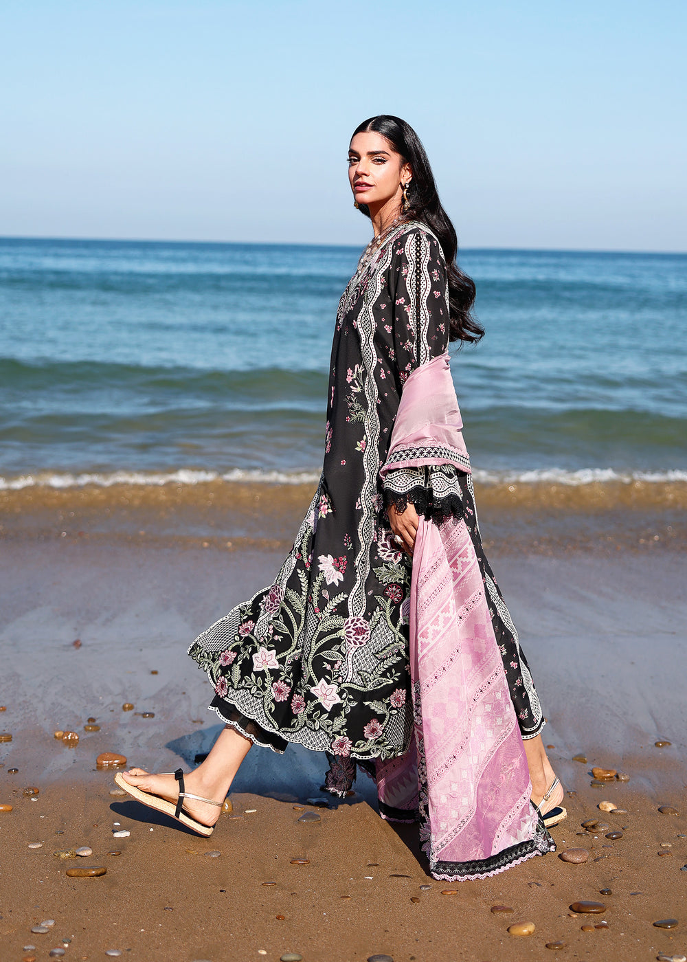 IVY-1-B | Saira Shakira | Breeze Luxury Lawn Collection 2026