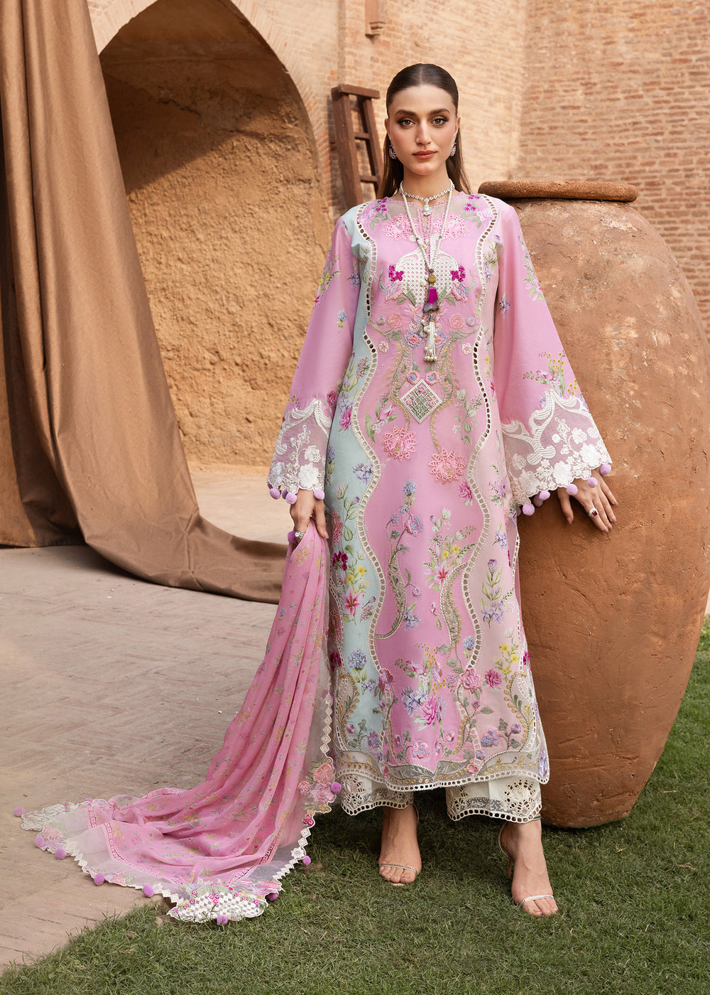 FAYE-7-A | Saira Shakira | Breeze Luxury Lawn Collection 2026