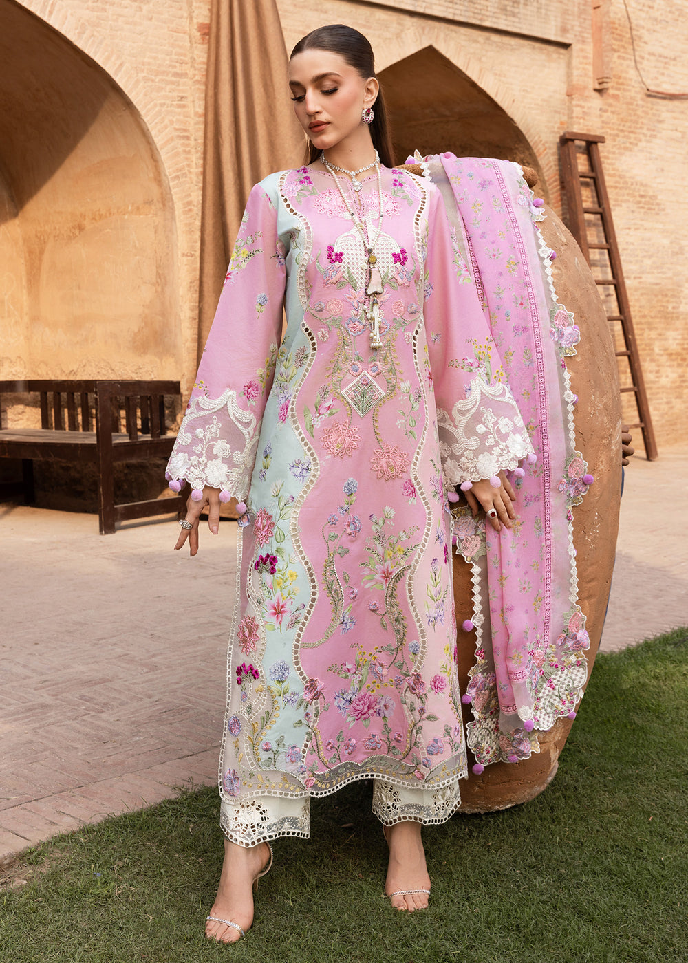FAYE-7-A | Saira Shakira | Breeze Luxury Lawn Collection 2026
