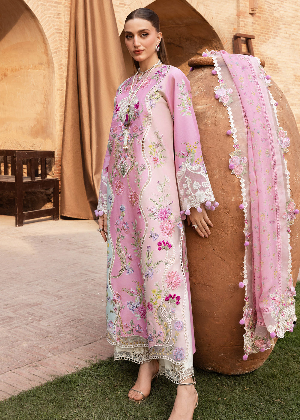 FAYE-7-A | Saira Shakira | Breeze Luxury Lawn Collection 2026