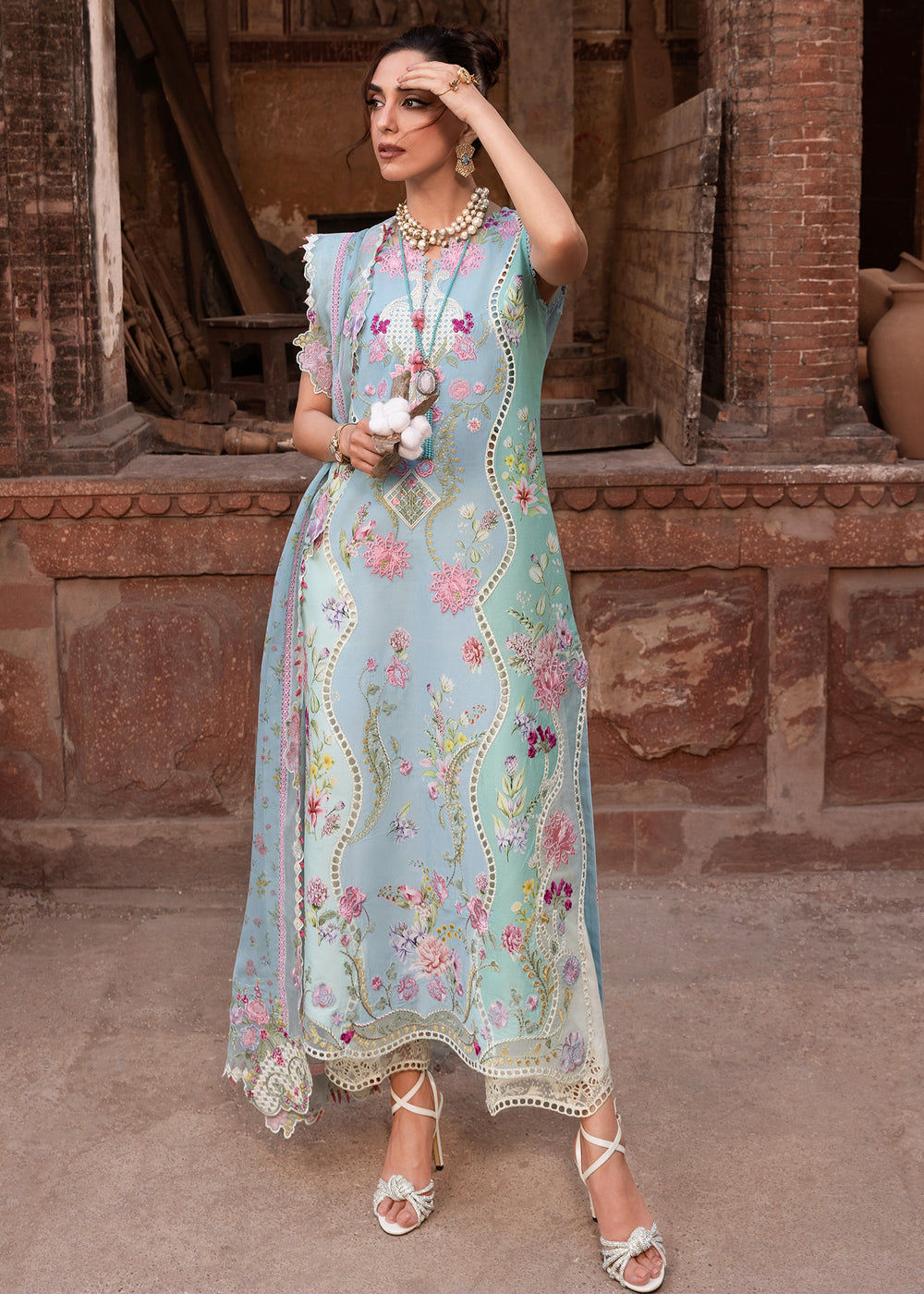 FAYE-7-B | Saira Shakira | Breeze Luxury Lawn Collection 2026
