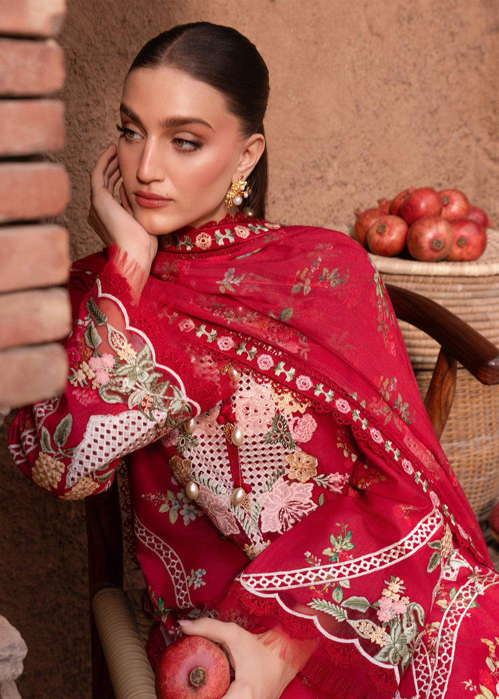ROSE-6-A | Saira Shakira | Breeze Luxury Lawn Collection 2026