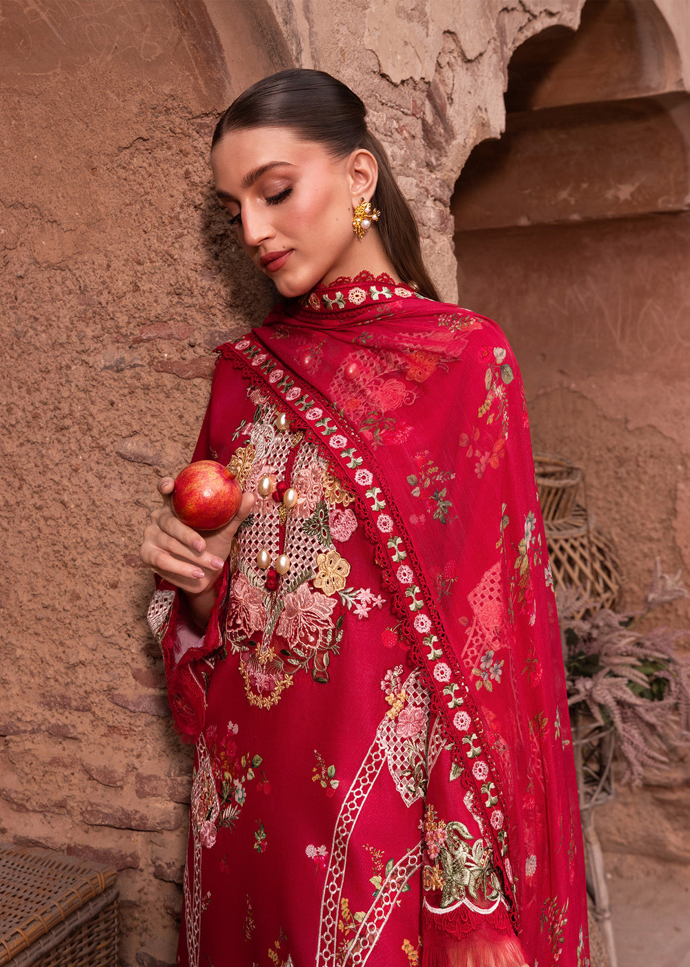 ROSE-6-A | Saira Shakira | Breeze Luxury Lawn Collection 2026