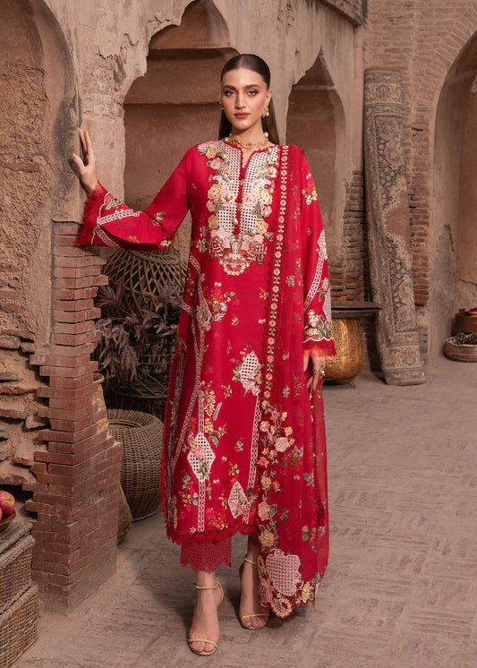 ROSE-6-A | Saira Shakira | Breeze Luxury Lawn Collection 2026