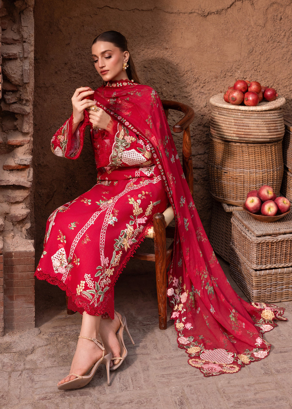 ROSE-6-A | Saira Shakira | Breeze Luxury Lawn Collection 2026
