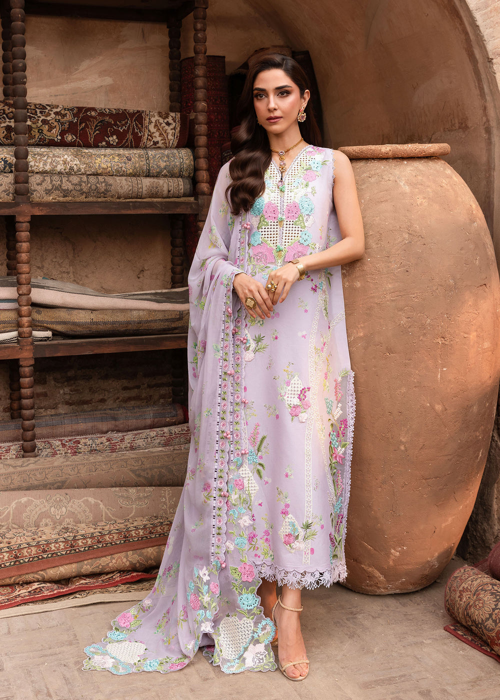 ROSE-6-B | Saira Shakira | Breeze Luxury Lawn Collection 2026