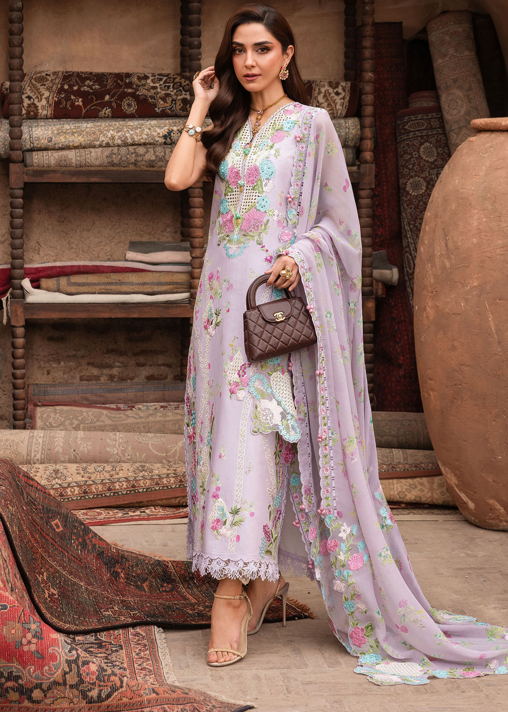 ROSE-6-B | Saira Shakira | Breeze Luxury Lawn Collection 2026