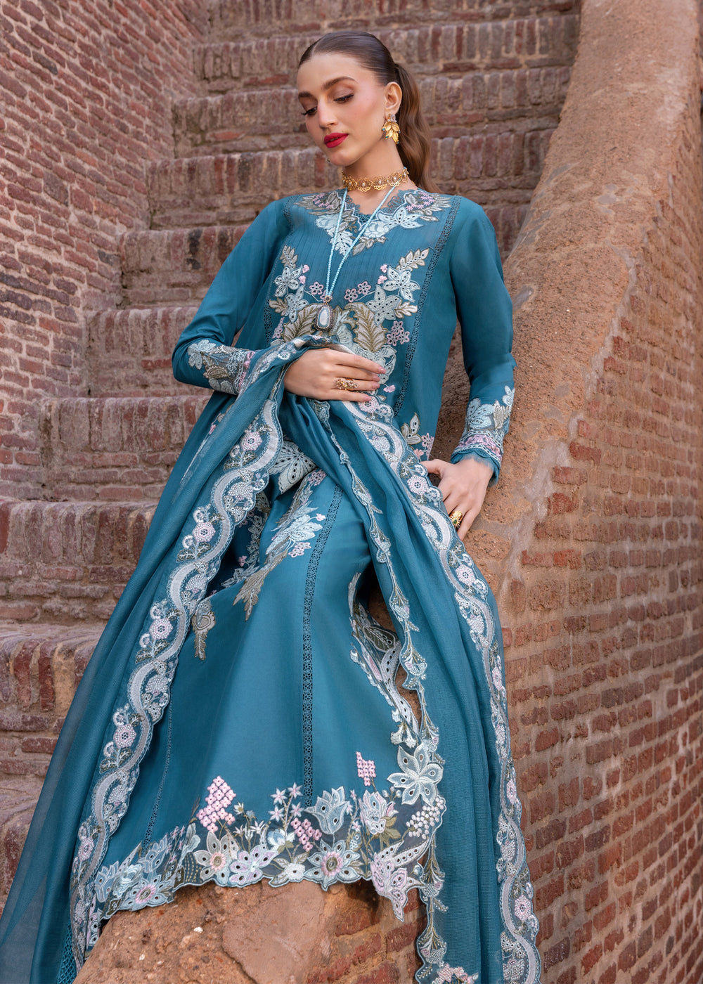 VERA-9-A | Saira Shakira | Bareeze Luxury Lawn Collection 2026