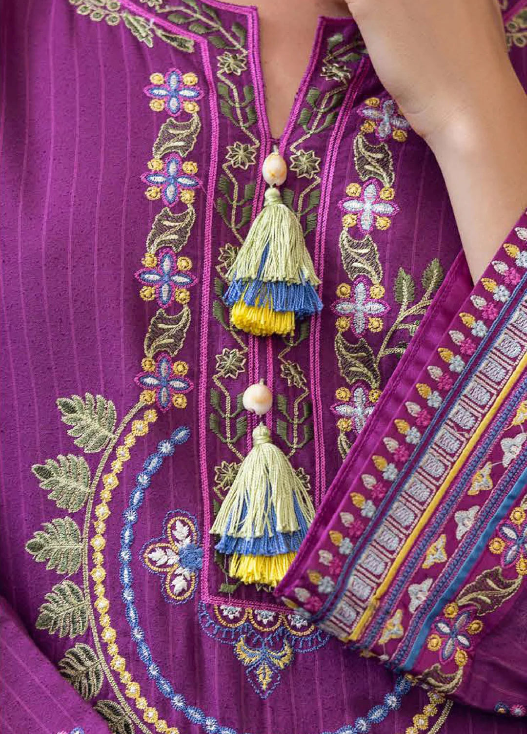 PLUM SWIRL | Mushq | Symphony Hemline Karandi Winter Collection 2025