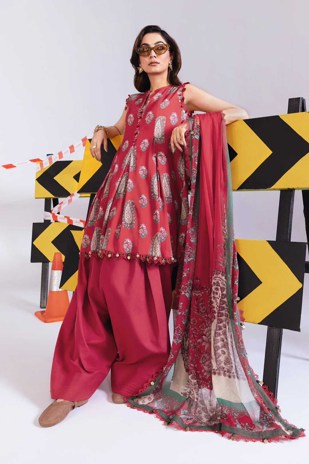 MB-CUS25-11010A | M Basic By Maria B Winter Unstitched Collection 2025