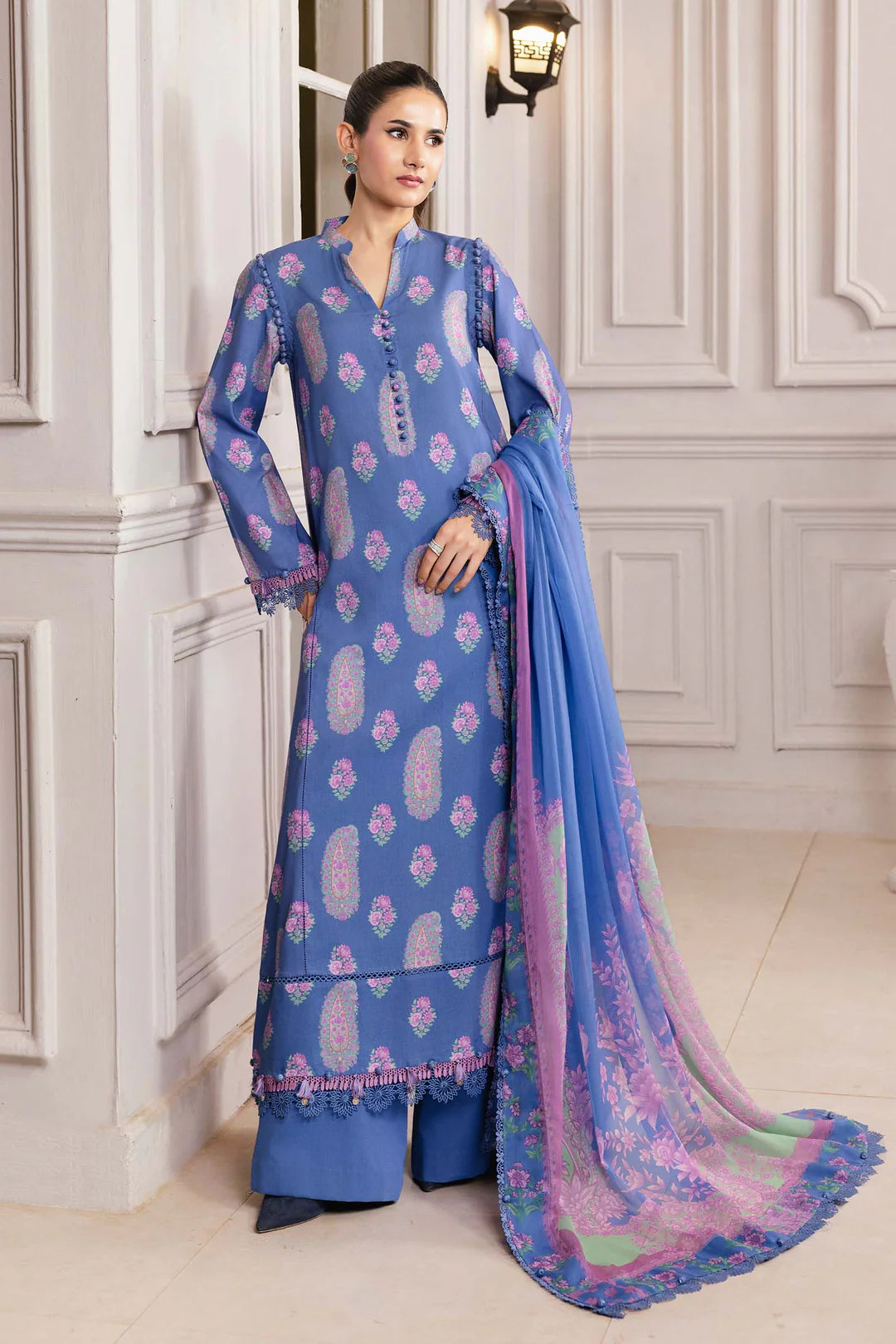 MB-CUS25-11010B | M Basic By Maria B Winter Unstitched Collection 2025