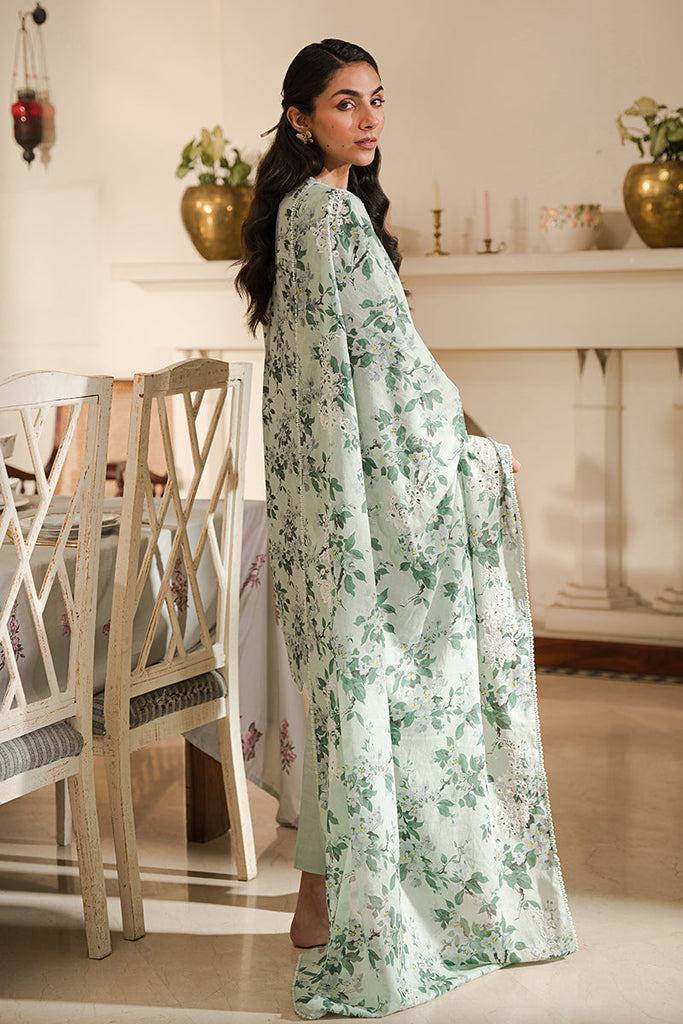 SAGE SILT | Cross Stitch | Unstitched Eid Lawn 2024