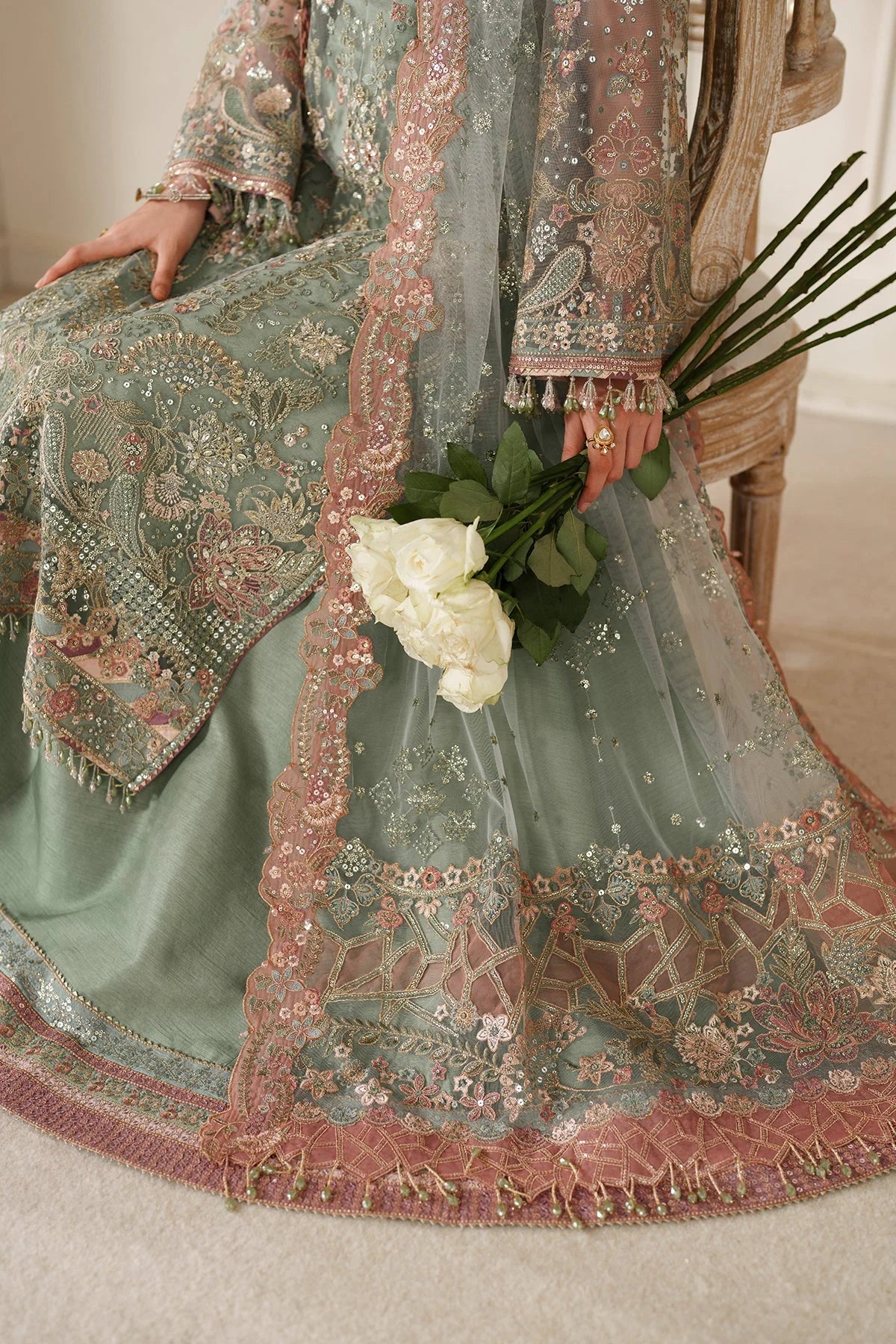 CH14-06 | Baroque Chantelle Unstitched Collection 2025