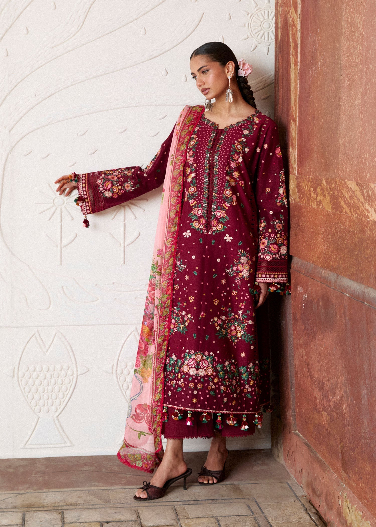 Kestane | Hussain Rehar |  Zan Spring Summer Lawn Collection 2026