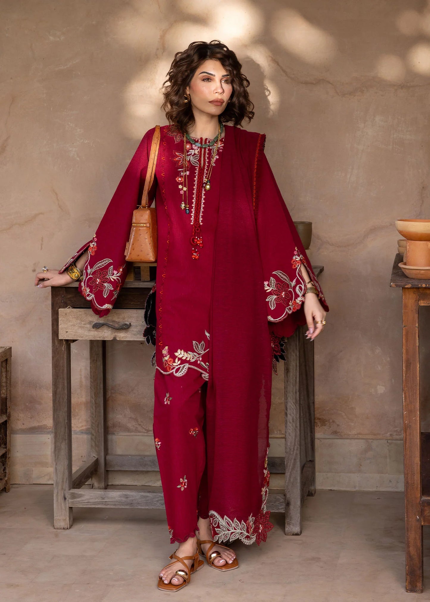 Nina Nakhray | Crimson Mitti Winter Pret Collection 2025