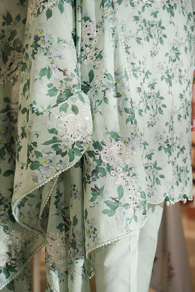 SAGE SILT | Cross Stitch | Unstitched Eid Lawn 2024