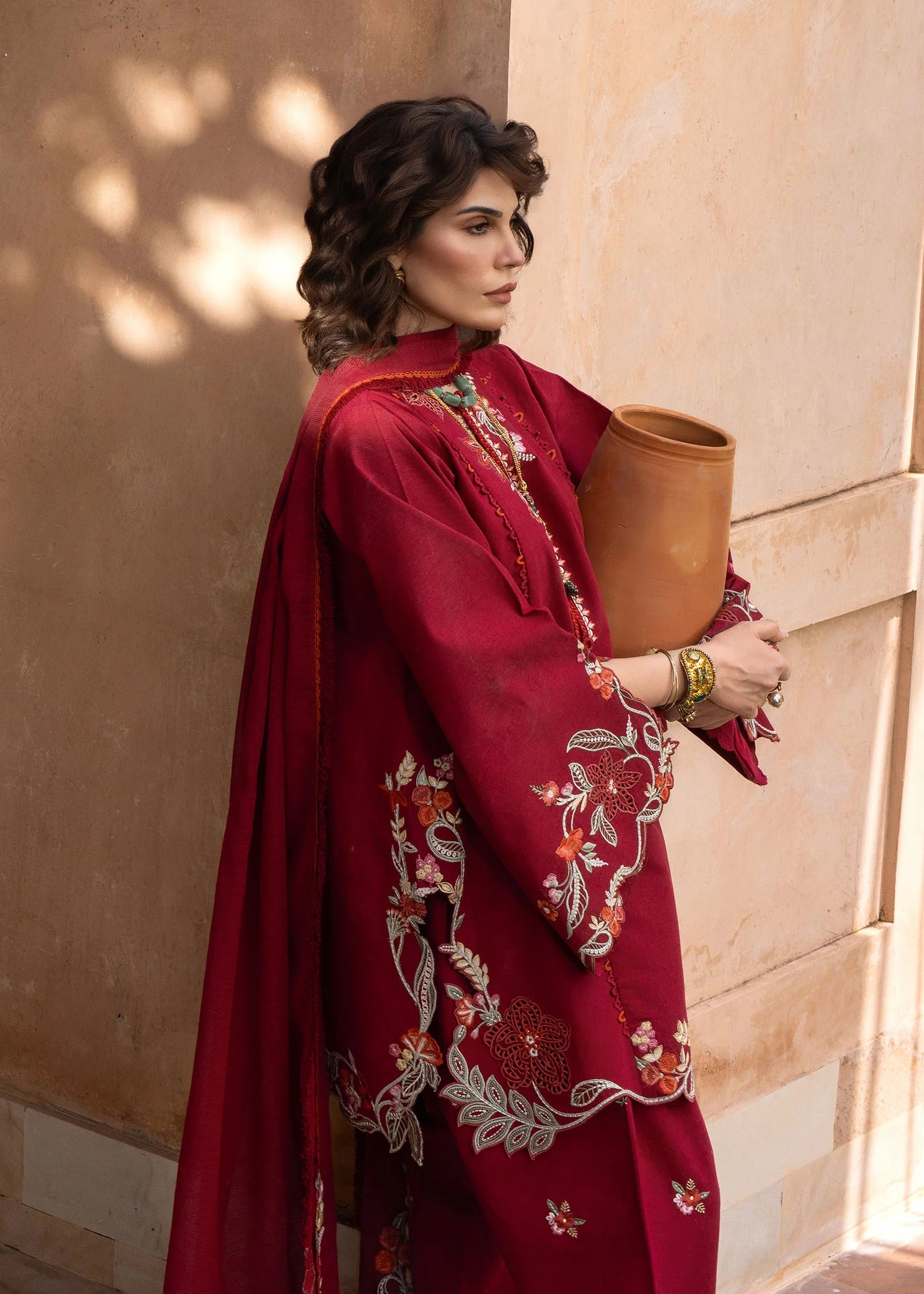 Nina Nakhray | Crimson Mitti Winter Pret Collection 2025