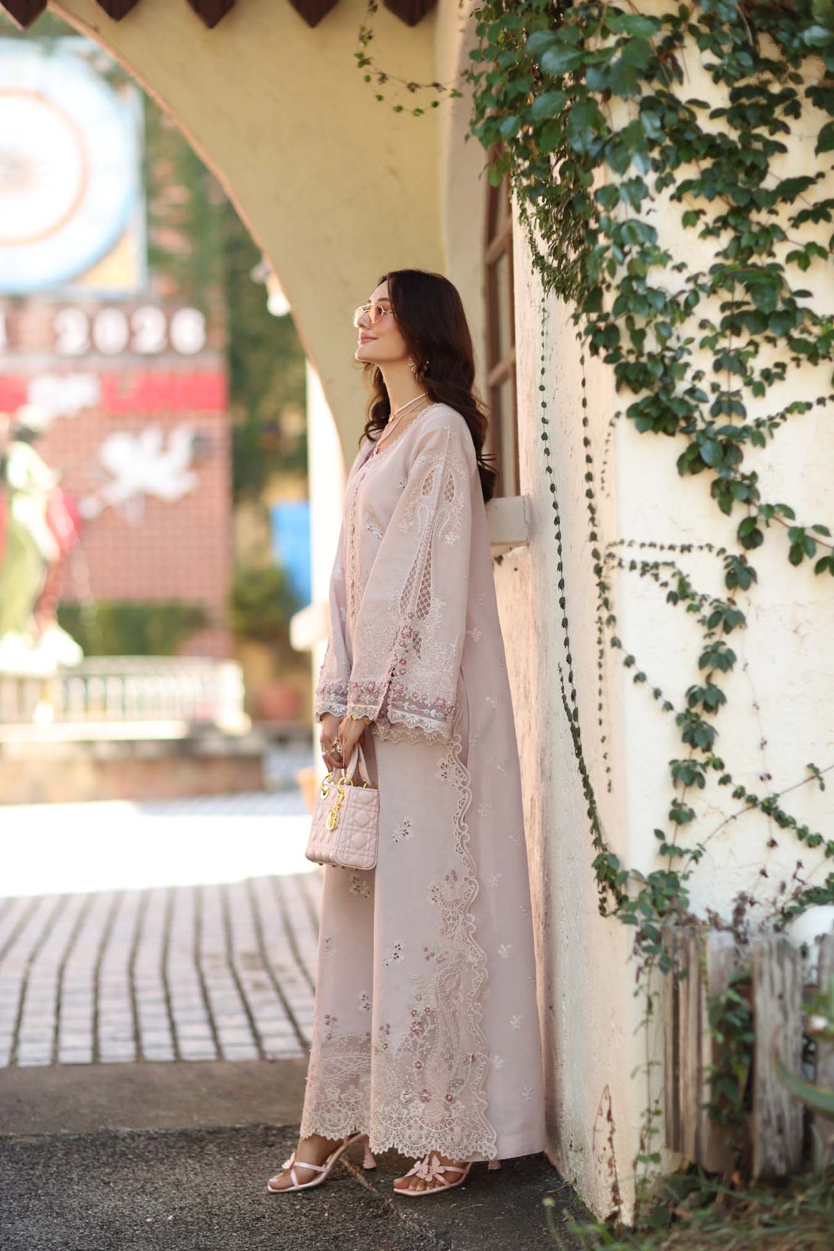 D7 - A - Soft Rose Mink | Saadia Asad | Noor Luxe Chikankari Collection 2026
