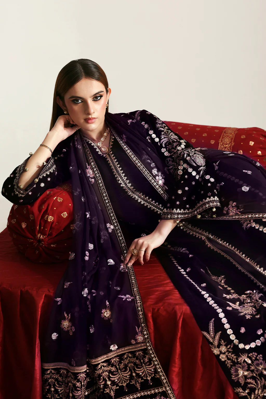 DILNAR | EMAAN ADEEL ZARPOSH VELVET COLLECTION 2025