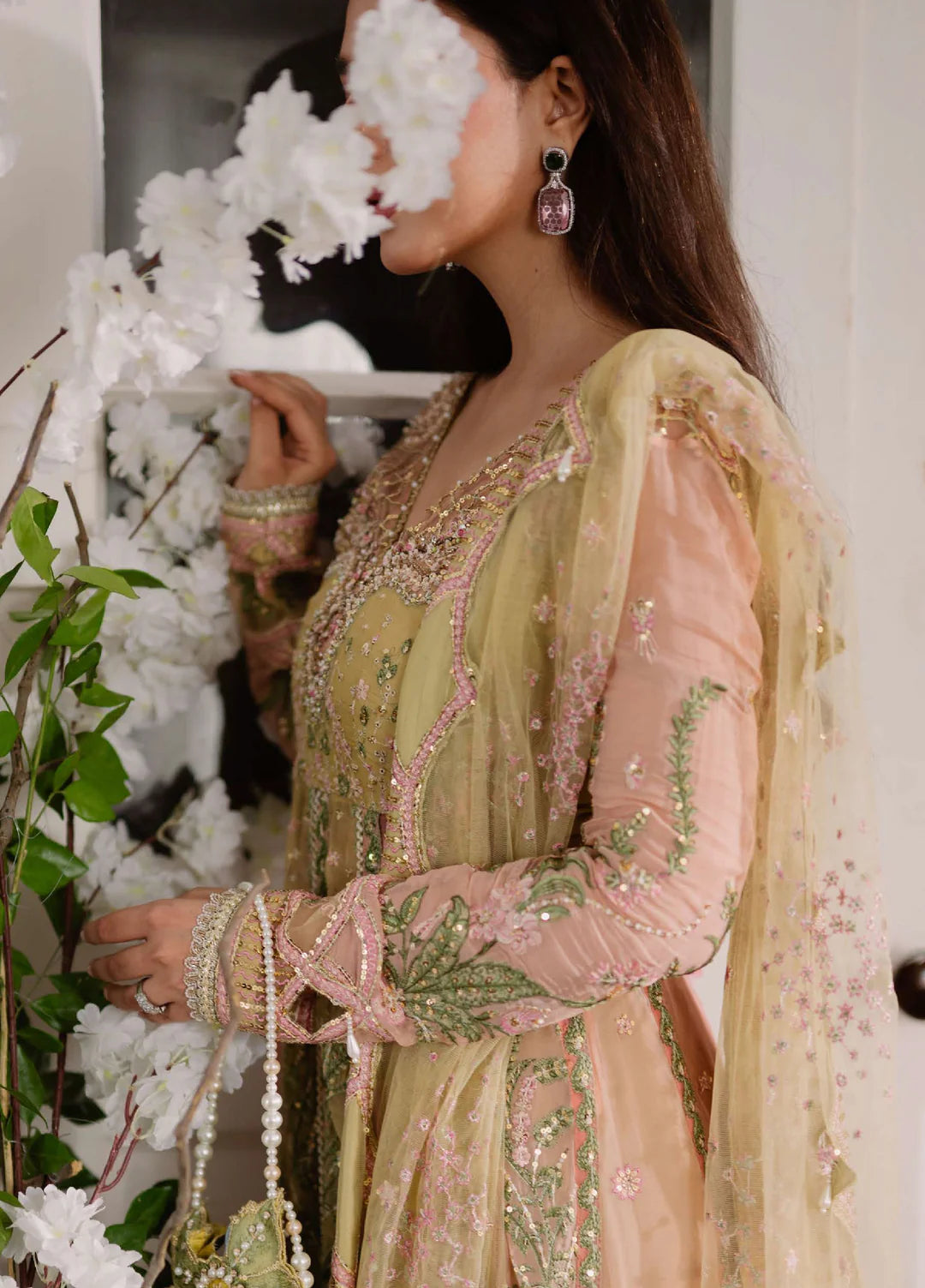 Sur Sunehri | Mushq | Sham Shandaar Chiffon Collection 2025