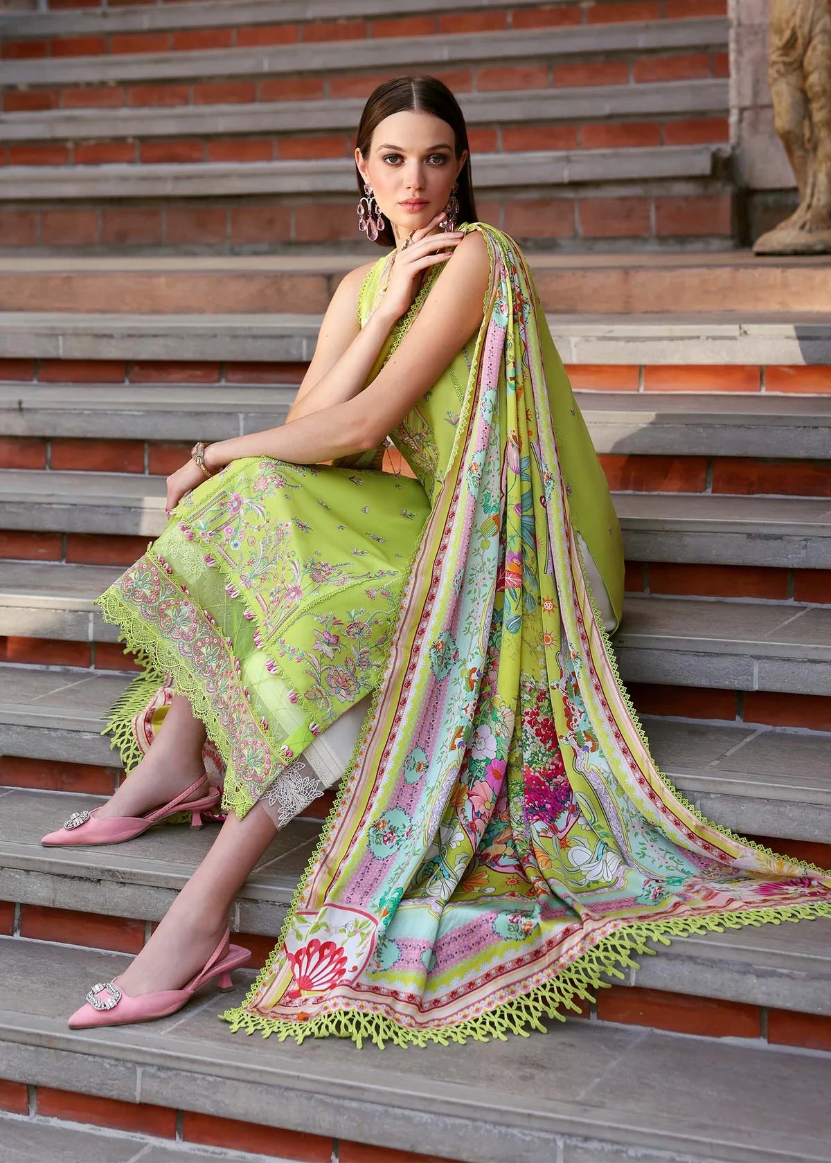 Erna | Kanwal Malik | Zaina Unstitched Lawn 2025