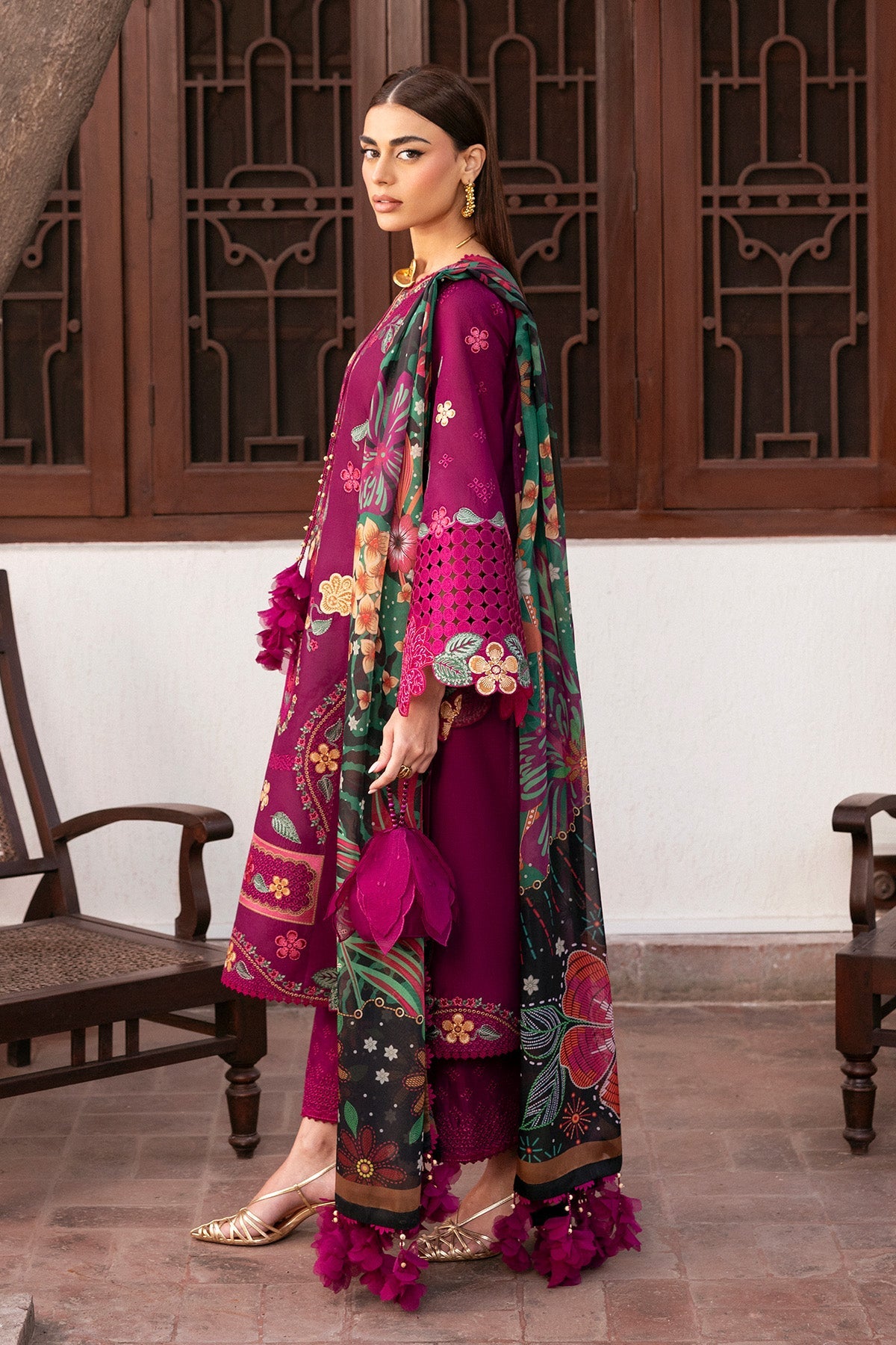 SL26-D01 | Jazmin | Shahkaar Spring Summer Lawn Collection 2026