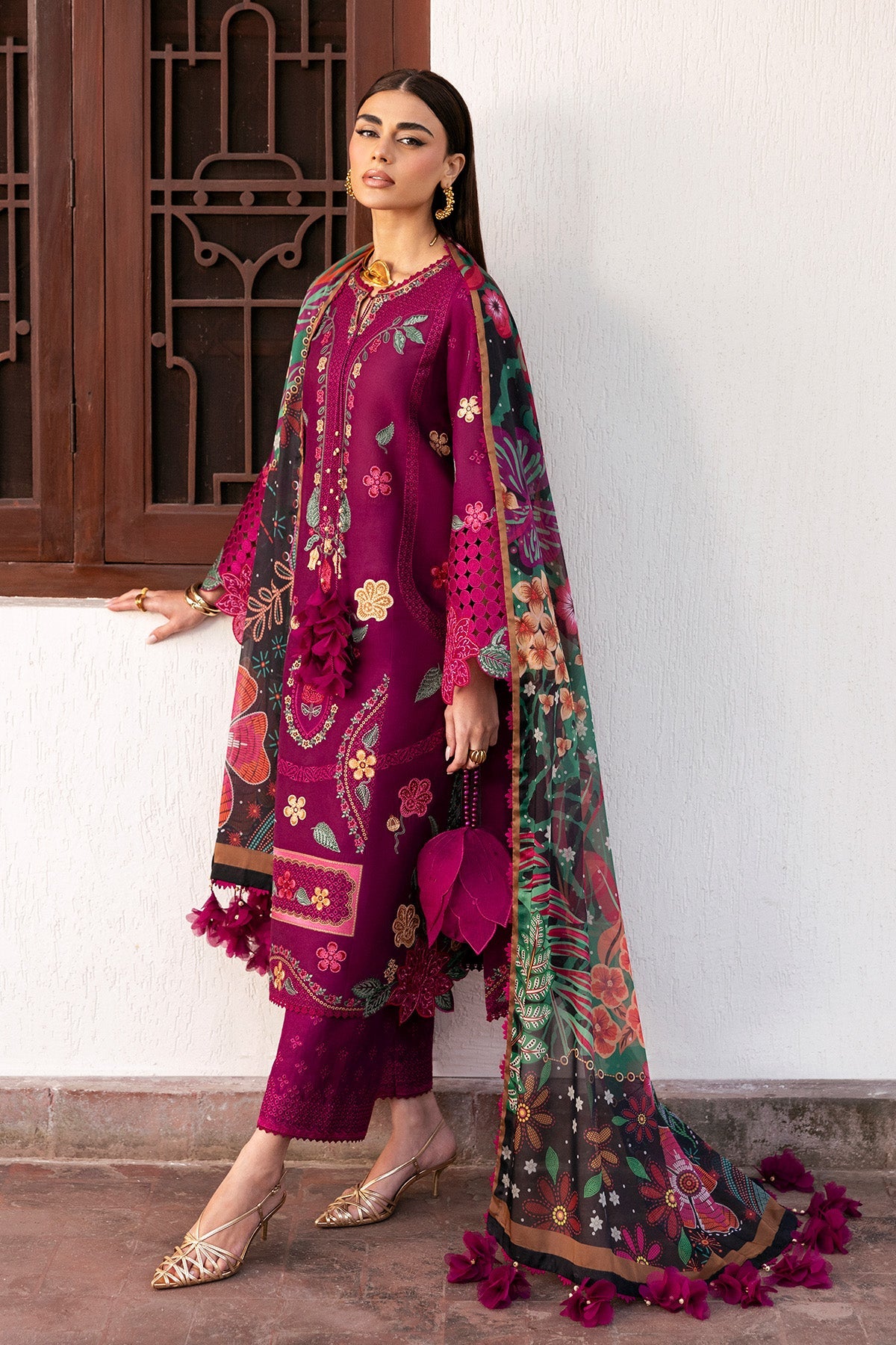 SL26-D01 | Jazmin | Shahkaar Spring Summer Lawn Collection 2026