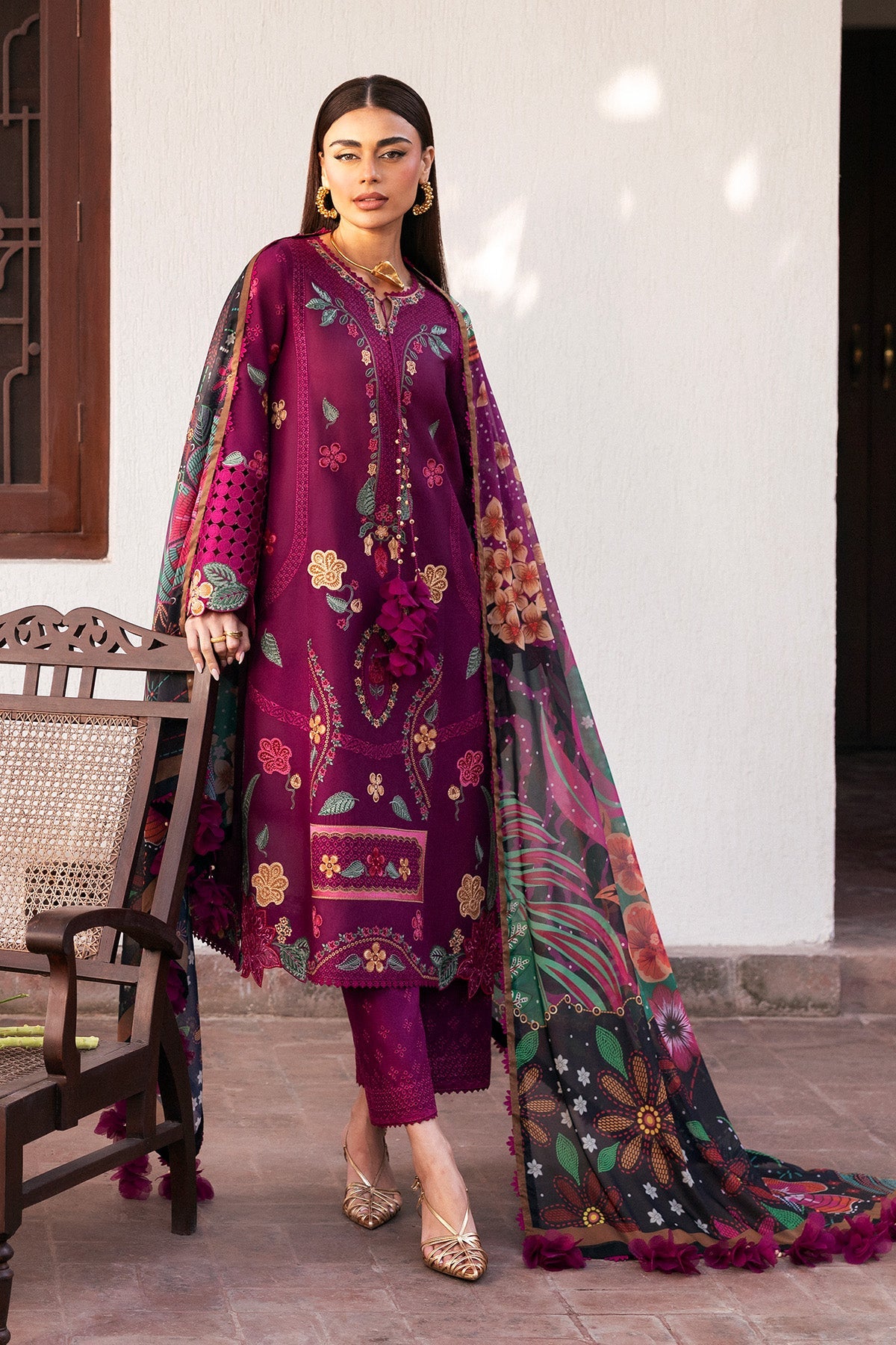 SL26-D01 | Jazmin | Shahkaar Spring Summer Lawn Collection 2026