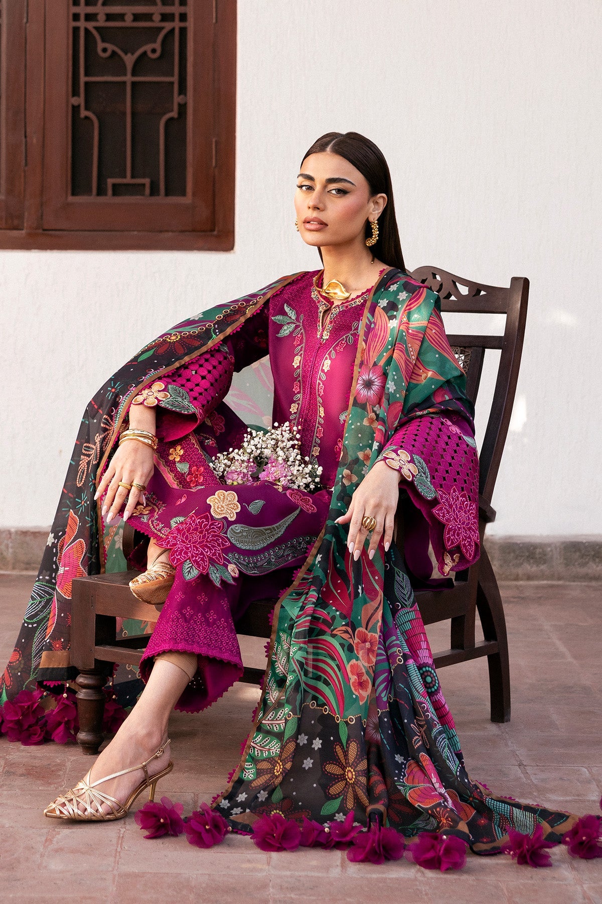 SL26-D01 | Jazmin | Shahkaar Spring Summer Lawn Collection 2026