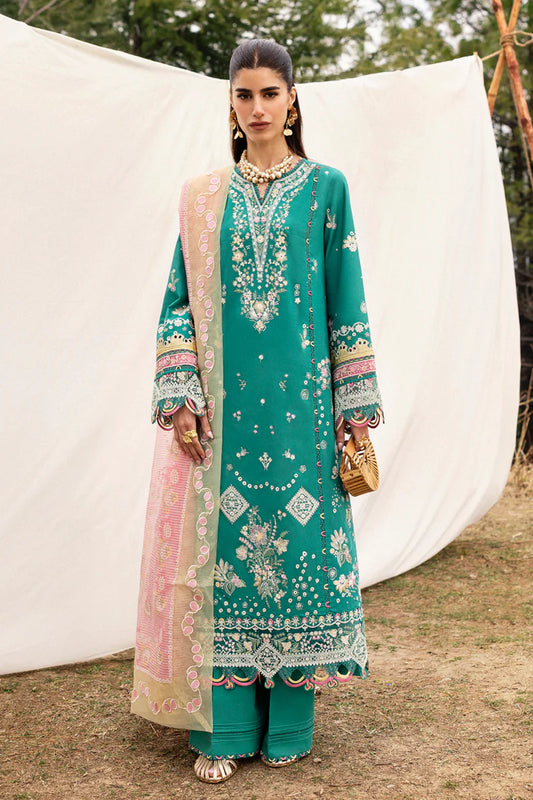 DC-08 Elida | Qalamkar | QlineKari Lawn 2025
