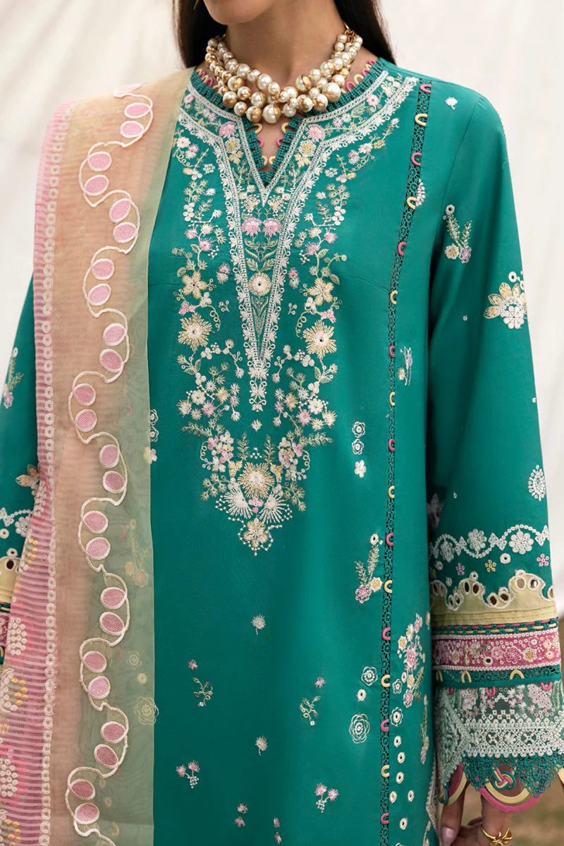 DC-08 Elida | Qalamkar | QlineKari Lawn 2025