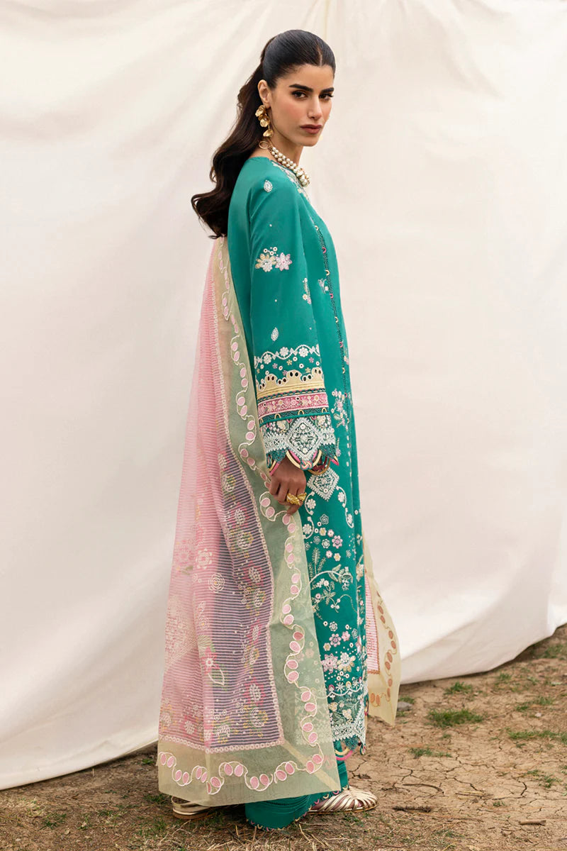 DC-08 Elida | Qalamkar | QlineKari Lawn 2025