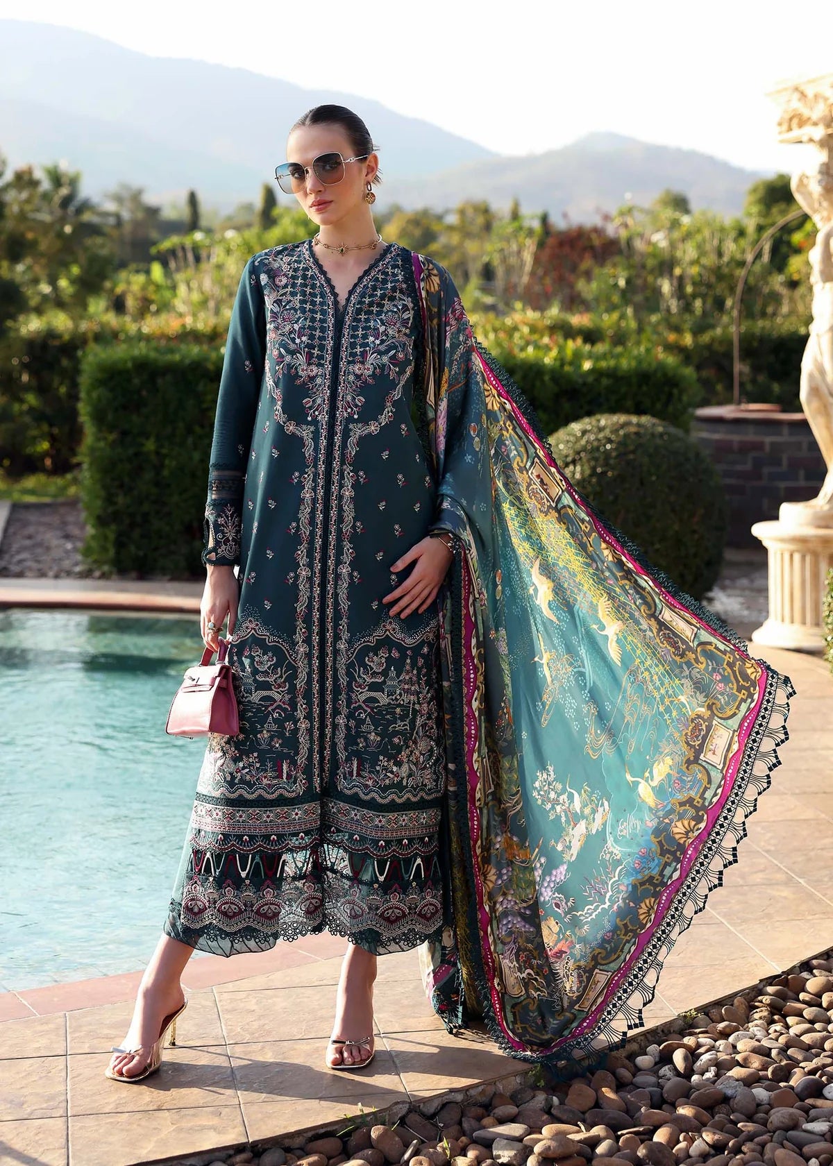 Livia | Kanwal Malik | Zaina Unstitched Lawn 2025