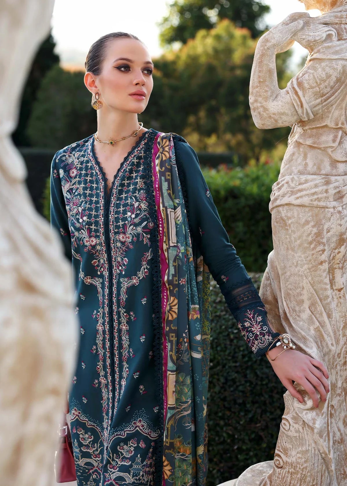 Livia | Kanwal Malik | Zaina Unstitched Lawn 2025