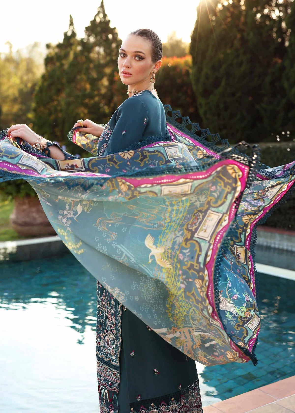 Livia | Kanwal Malik | Zaina Unstitched Lawn 2025