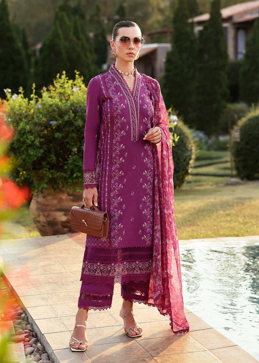 Alvina | Kanwal Malik | Zaina Unstitched Lawn 2025