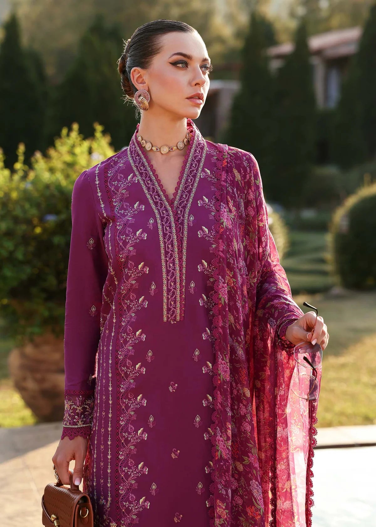 Alvina | Kanwal Malik | Zaina Unstitched Lawn 2025