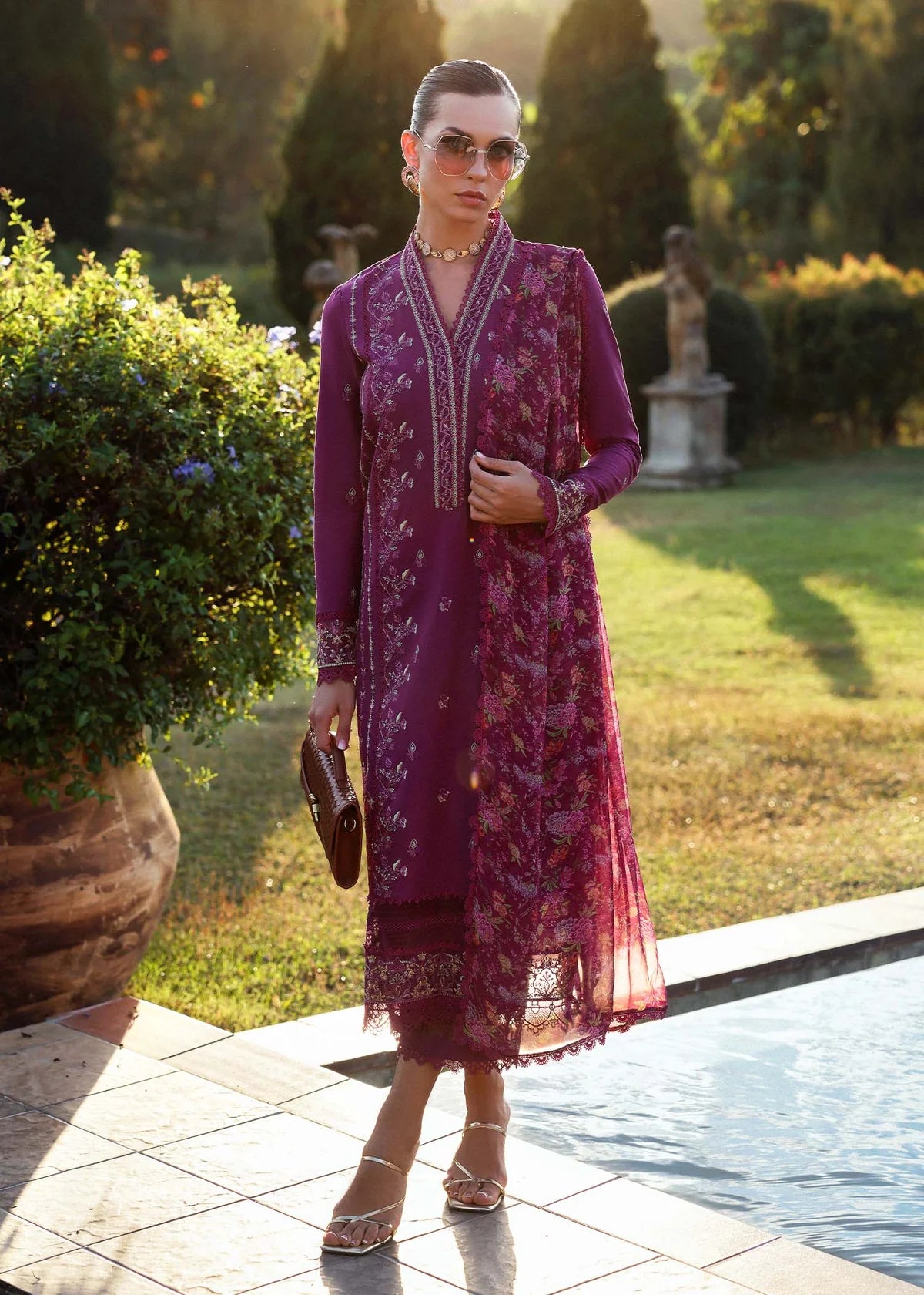 Alvina | Kanwal Malik | Zaina Unstitched Lawn 2025