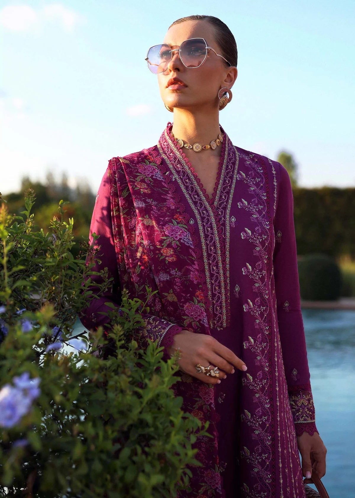 Alvina | Kanwal Malik | Zaina Unstitched Lawn 2025