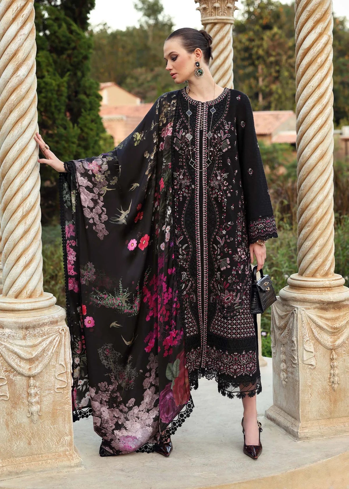 Isha | Kanwal Malik | Zaina Unstitched Lawn 2025