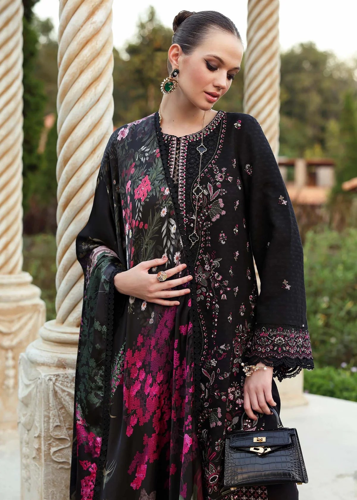 Isha | Kanwal Malik | Zaina Unstitched Lawn 2025