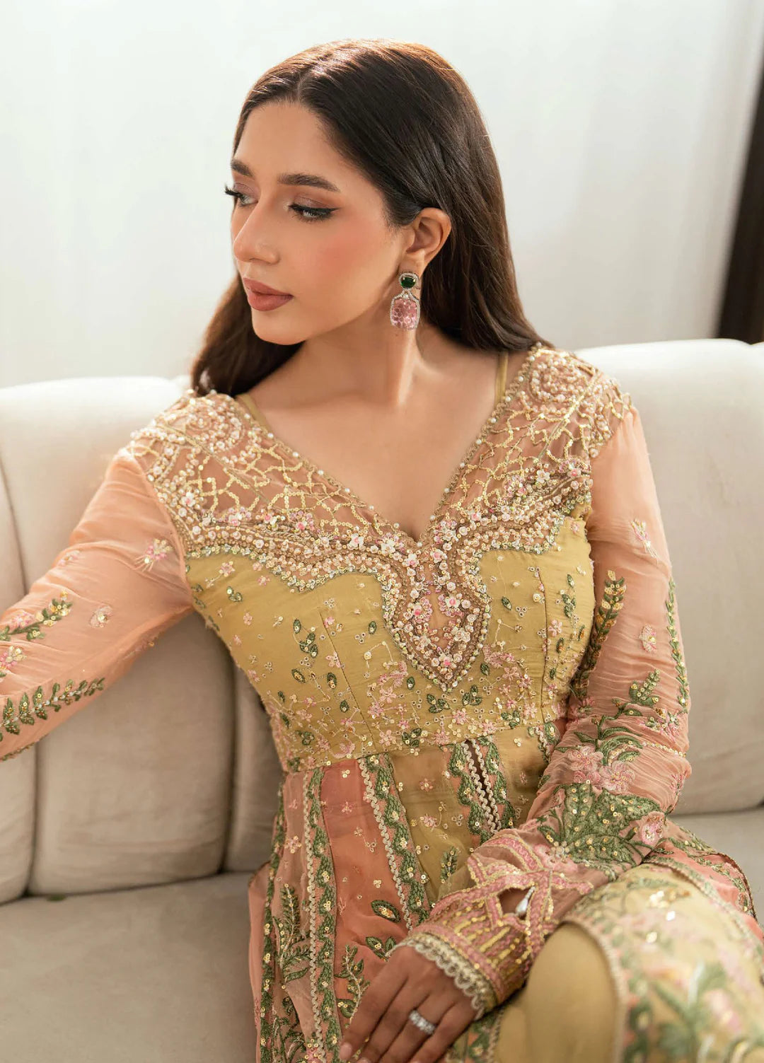 Sur Sunehri | Mushq | Sham Shandaar Chiffon Collection 2025