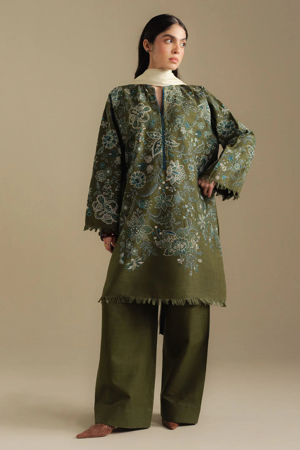 Mist 2A  | Coco By Zara Shahjahan Winter Edit| Unstitched Collection 2025