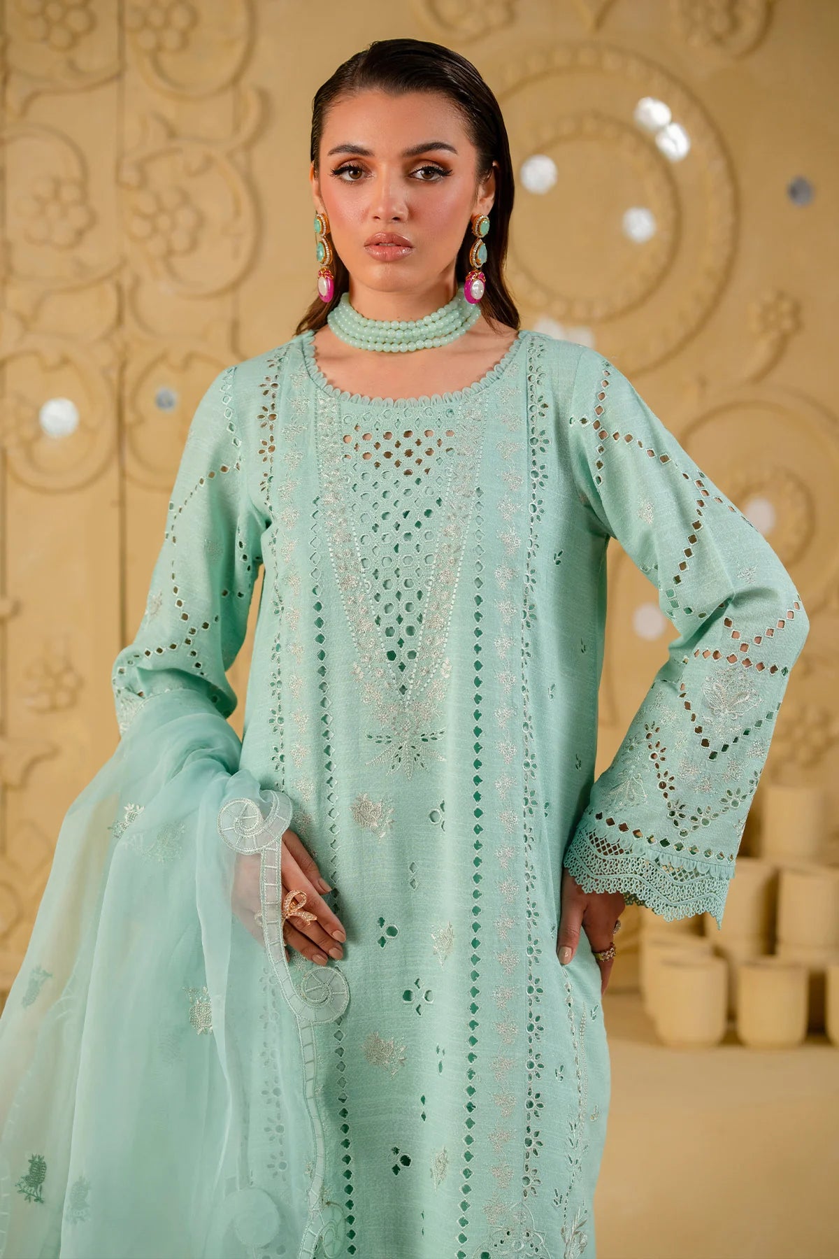 NE-134 | Nureh | Unstitched Karandi Collection 2025