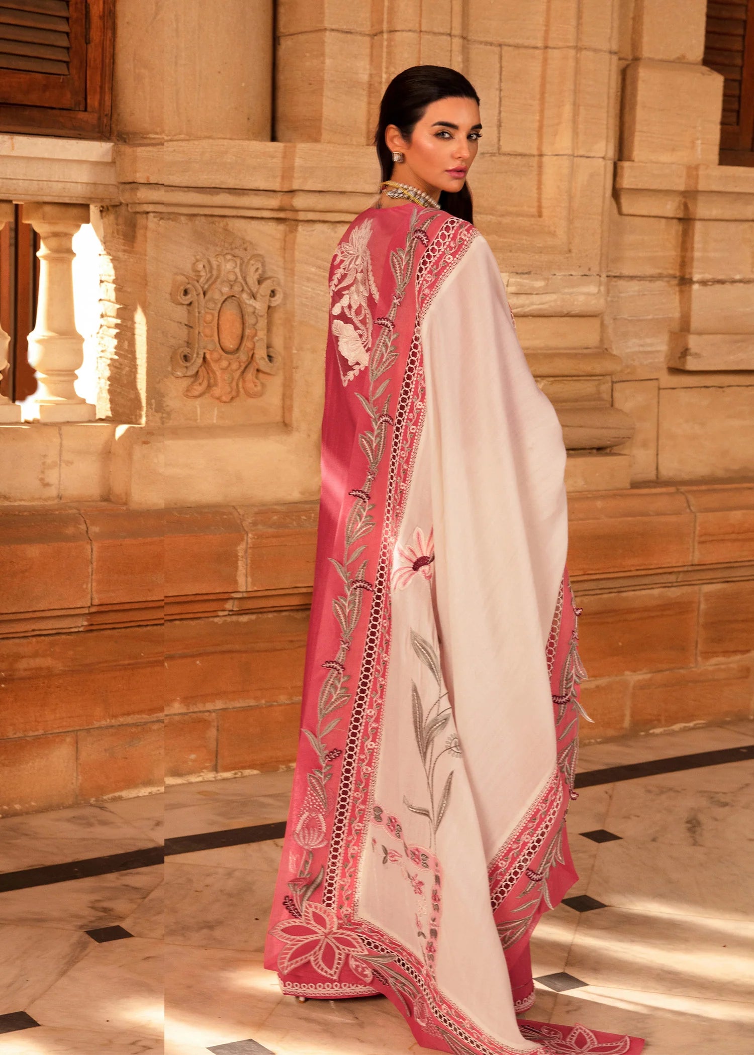 Phulon ki Dastaan | Crimson | Aleen Winter Unstitched 2024